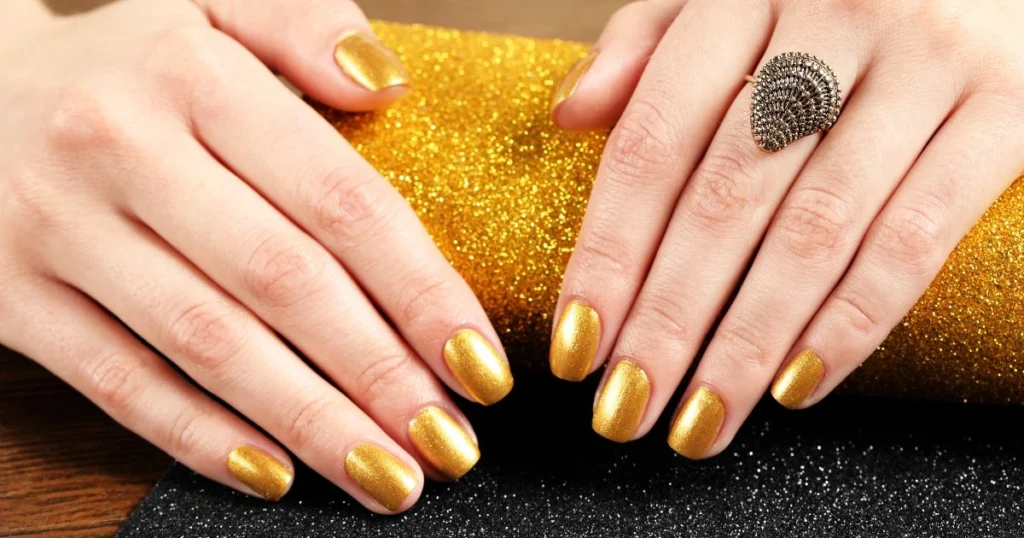 Gold Nail Designs