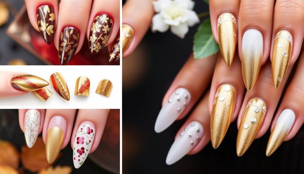 Gold Nail Designs